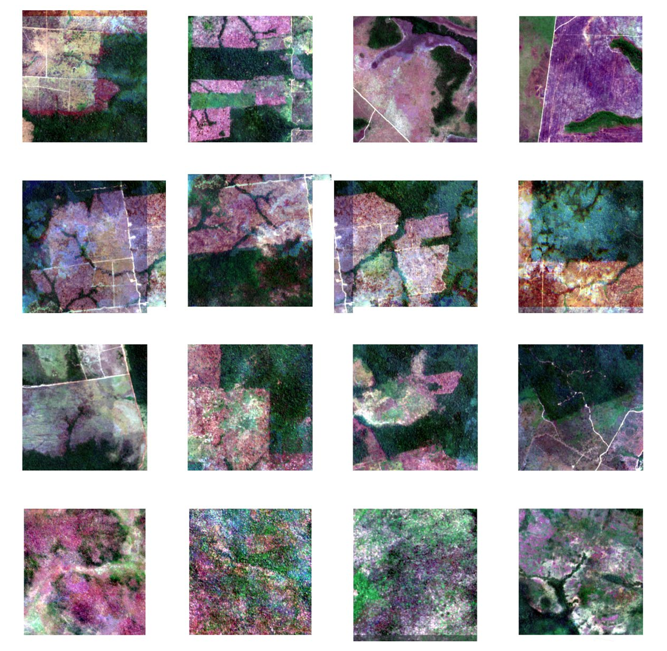 Burn scar training samples